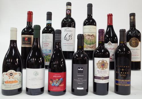12 BOTTLES ITALIAN RED WINE