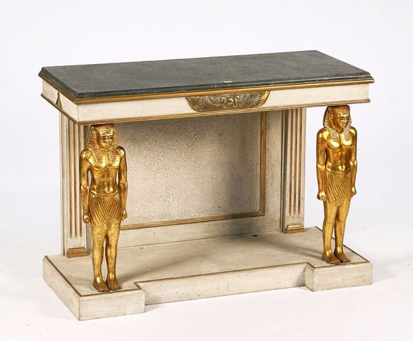 AN EGYPTIAN REVIVAL CONSOLE