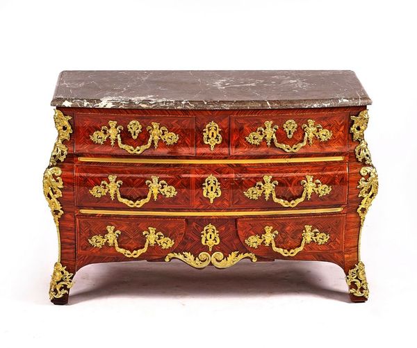 AFTER JEAN-CHARLES ELLAUME; AN 18TH CENTURY STYLE FRENCH COMMODE