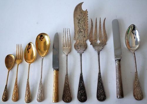 GERMAN FLATWARE, (97 PIECES)