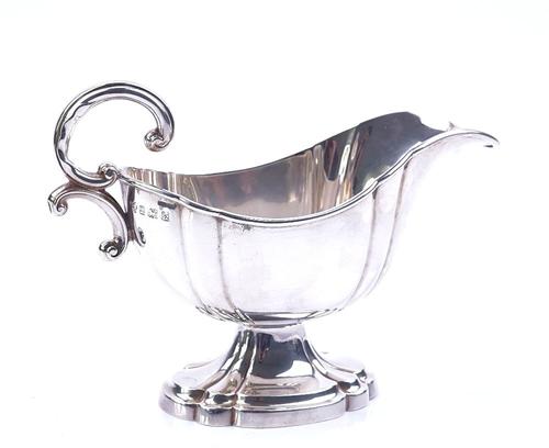 A SILVER SAUCEBOAT