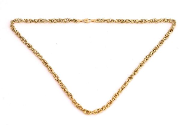 A 9CT GOLD MULTIPLE LINK NECKCHAIN