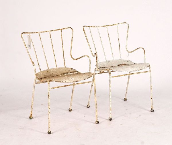 PROBABLY ERNEST RACE; A PAIR OF ANTELOPE CHAIRS