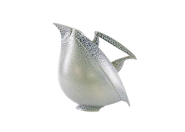 ANTHONY THEAKSTON ( BORN 1965) A BLUE SALT GLAZED BIRD JUG