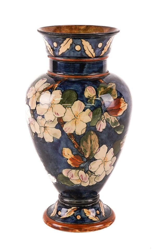 A DOULTON FAIENCE VASE