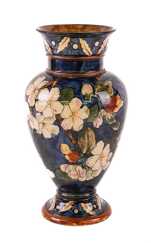 A DOULTON FAIENCE VASE