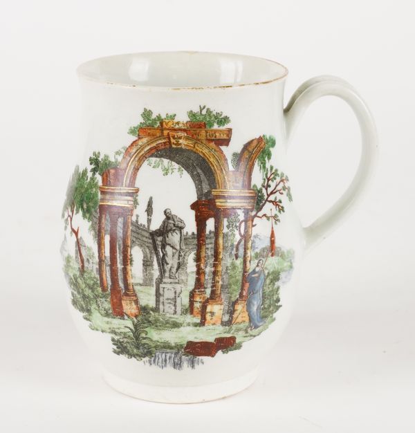 A WORCESTER BALUSTER MUG