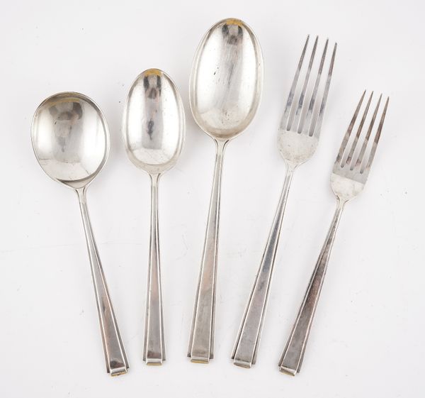 A SILVER PART TABLE SERVICE