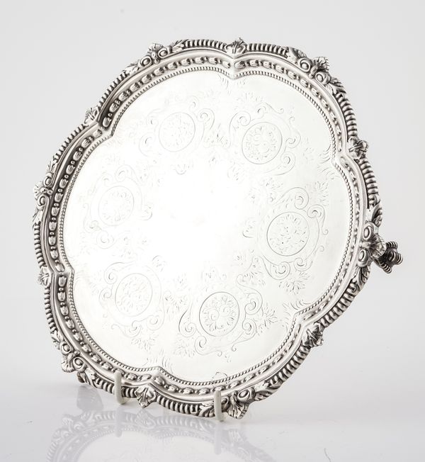 A SILVER SALVER