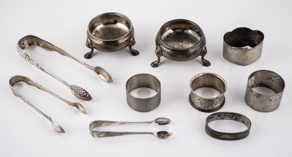 A GROUP OF SILVER AND FOREIGN WARES (10)