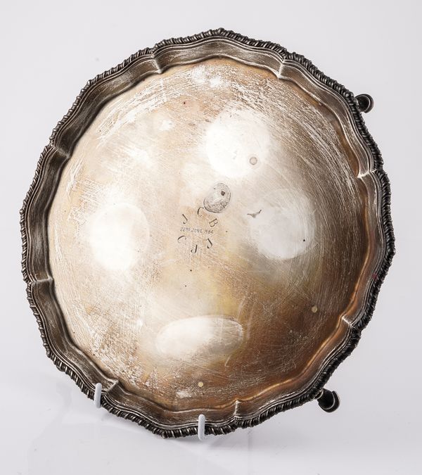 A SILVER SALVER