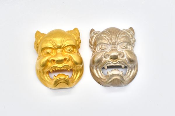 TWO JAPANESE STYLE NOH MASKS