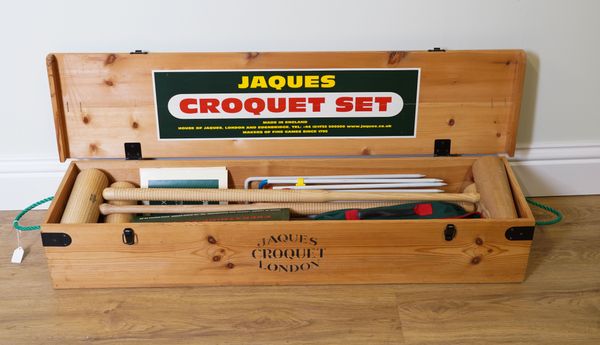 JAQUES, LONDON: A CROQUET SET