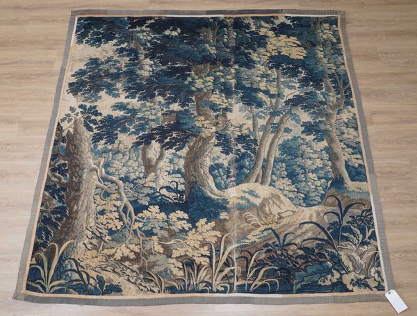 A FLEMISH VERDURE TAPESTRY PANEL