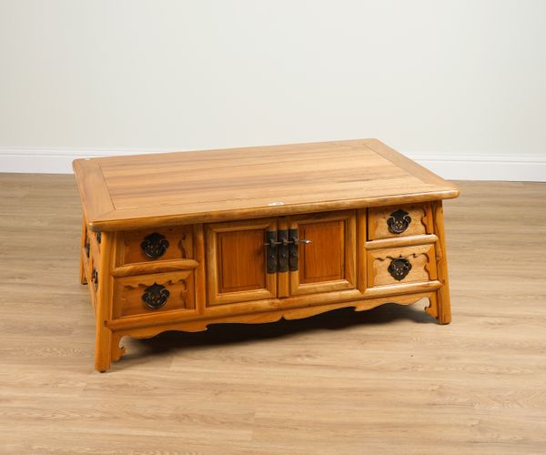 A 20TH CENTURY EASTERN LOW TABLE