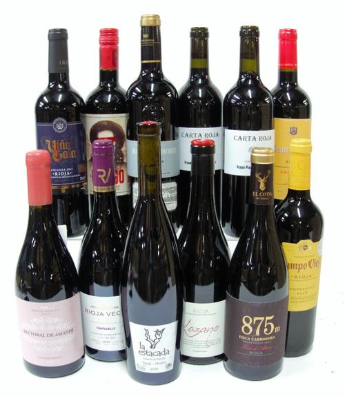 12 BOTTLES SPANISH RED WINE
