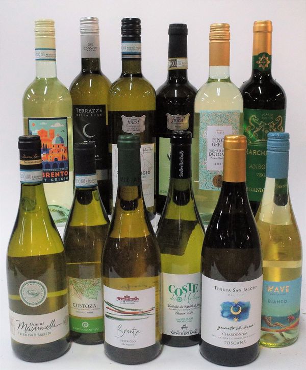 12 BOTTLES ITALIAN WHITE WINE