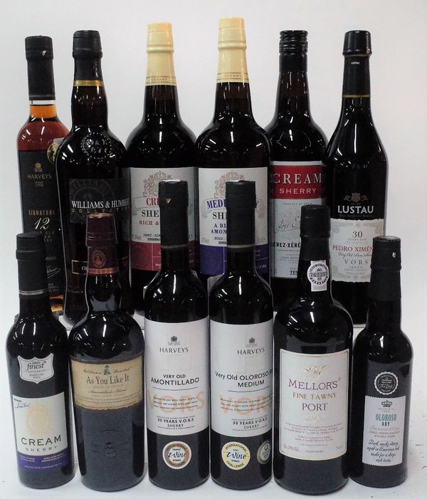 12 BOTTLES SHERRY