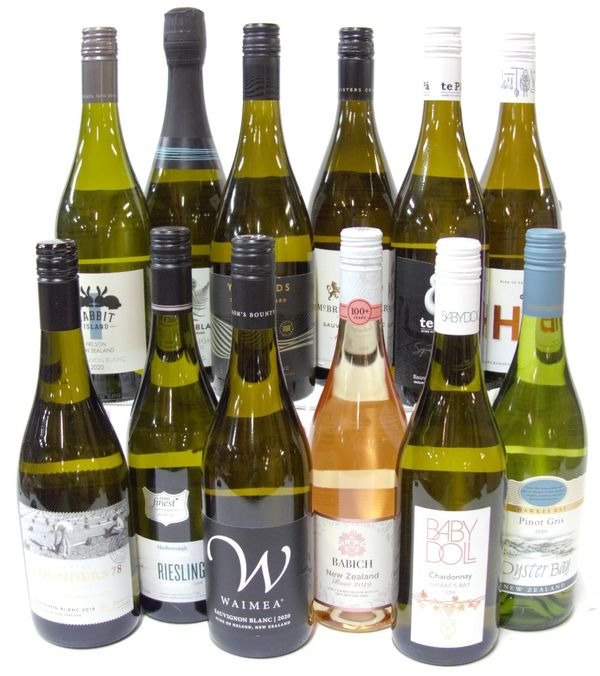 12 BOTTLES NEW ZEALAND WHITE WINE