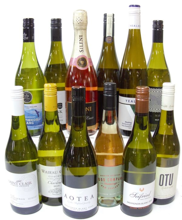 12 BOTTLES NEW ZEALAND WHITE WINE