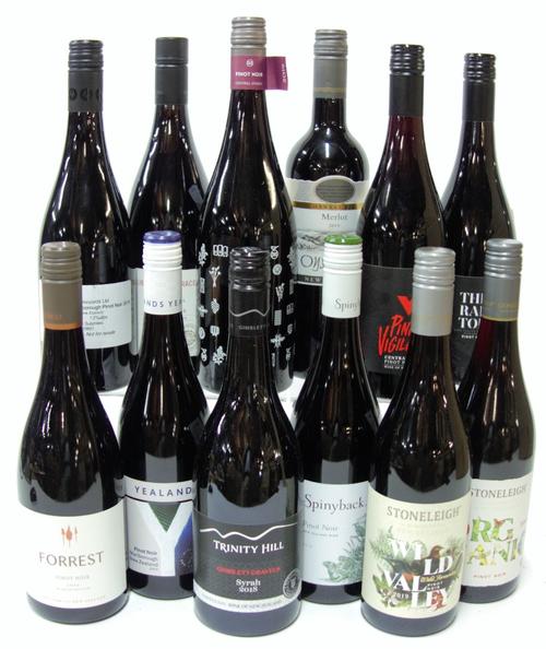 12 BOTTLES NEW ZEALAND RED WINE