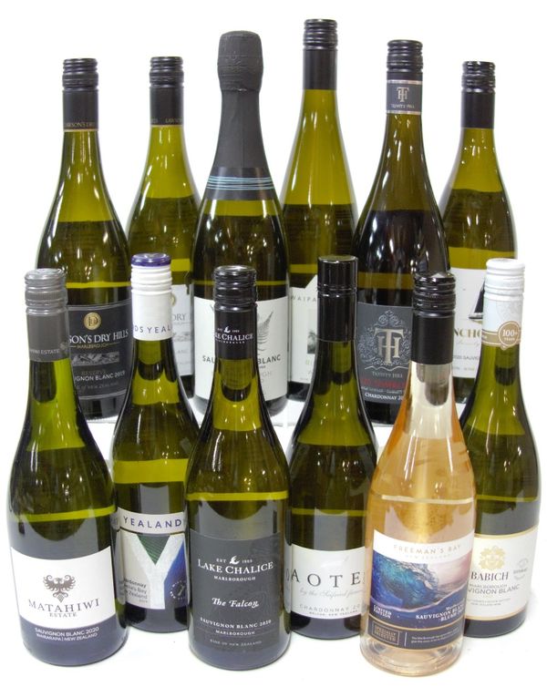 12 BOTTLES NEW ZEALAND WHITE WINE