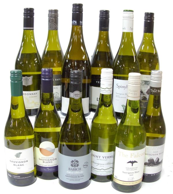 12 BOTTLES NEW ZEALAND WHITE WINE