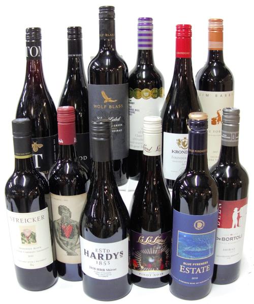 12 BOTTLES AUSTRALIAN RED WINE