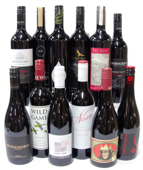 12 BOTTLES AUSTRALIAN RED WINE