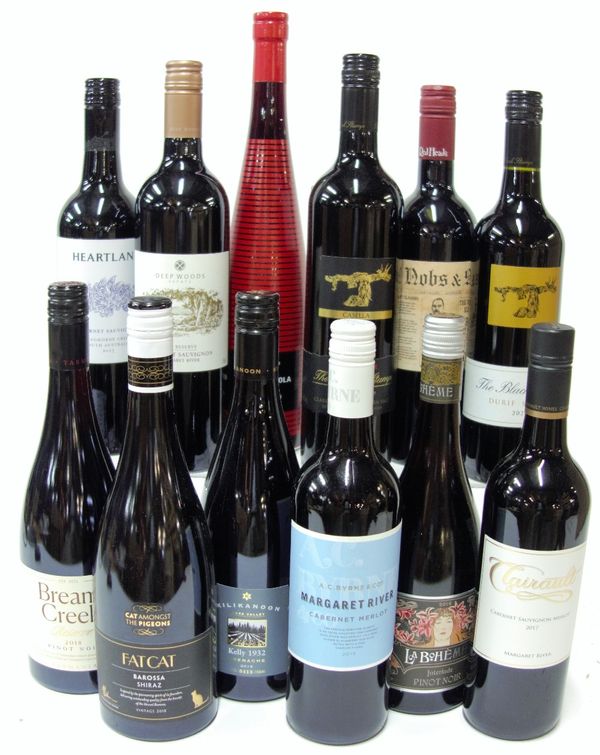 12 BOTTLES AUSTRALIAN RED WINE