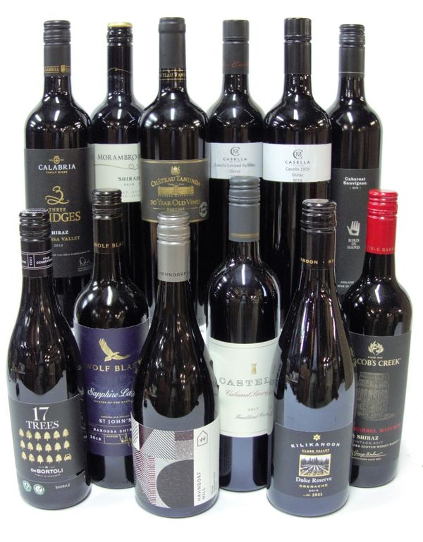 12 BOTTLES AUSTRALIAN RED WINE