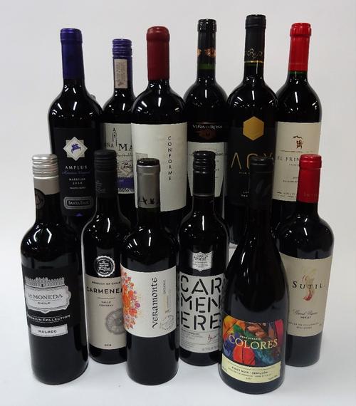 12 BOTTLES CHILEAN RED WINE