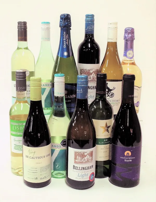 12 BOTTLES LOWER ALCOHOL AND ZERO ALCOHOL WINE
