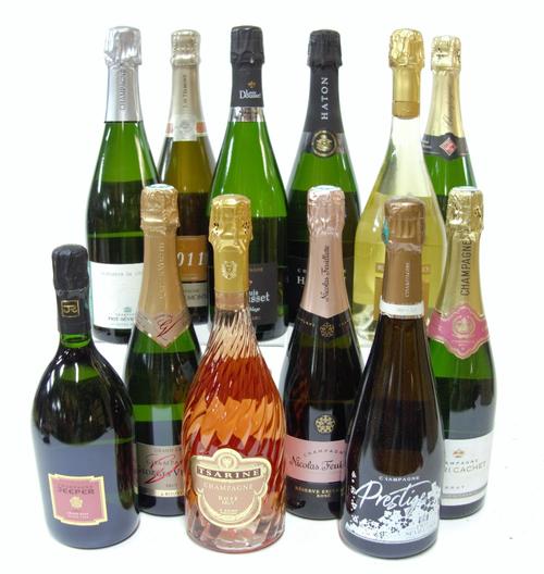 12 BOTTLES CHAMPAGNE