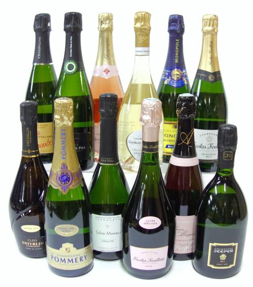 12 BOTTLES CHAMPAGNE