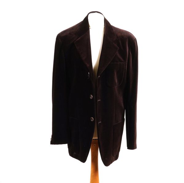 KENZO: A BROWN VELVET BLAZER (3)