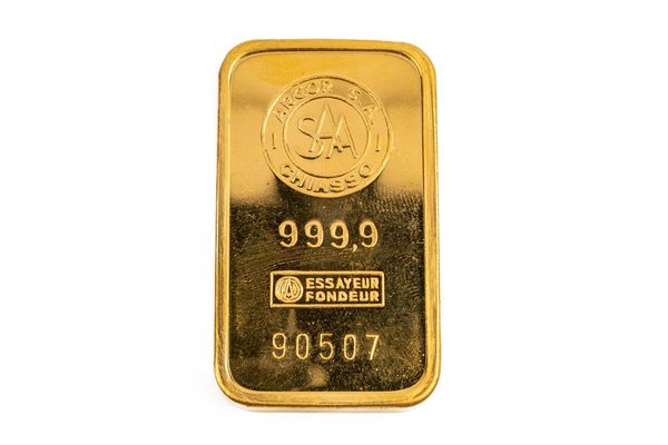 A 100G GOLD INGOT