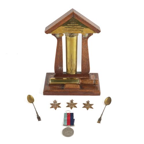 FOUR SECOND WORLD WAR MEDALS AND FURTHER ITEMS (10)