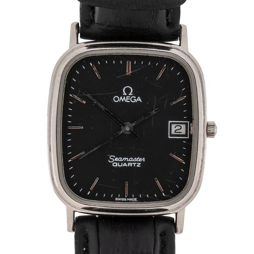 AN OMEGA SEAMASTER QUARTZ WATCH