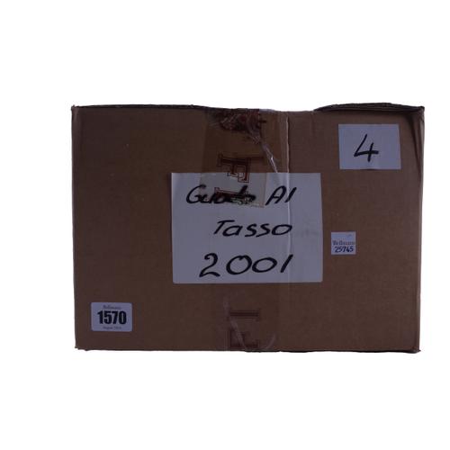 SIX BOTTLES GUADO AL TASSO, MARCHESI ANTINORI 2001