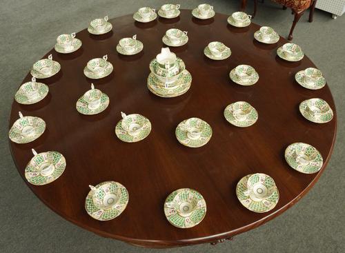 A DAVENPORT PORCELAIN PART TEA AND COFFEE SERVICE