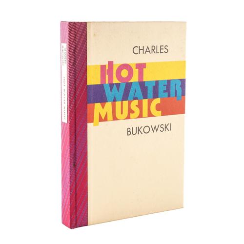 BUKOWSKI, Charles (1920-94). Hot Water Music, Santa Barbara, Black Sparrow Press, 1983, 8vo, original cloth-backed boards. FIRST EDITION. NUMBER 97 OF 126 COPIES SIGNED BY THE AUTHOR AND WITH AN ORIGINAL OIL PAINTING INSERTED AT THE FRONT SIGNED "BUK."