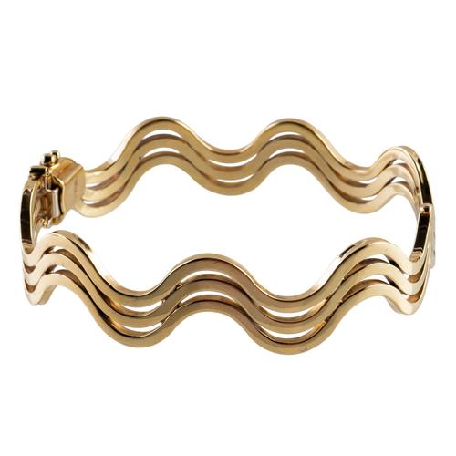 A WAVY HINGED BANGLE (2)