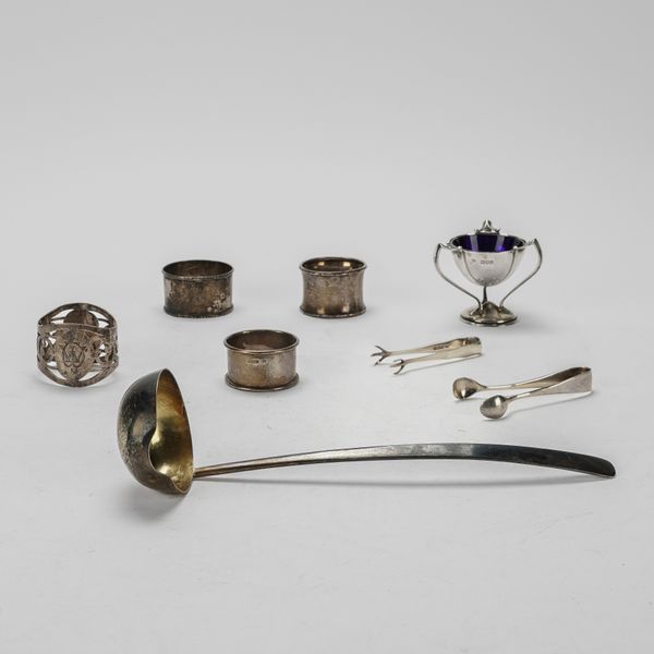 A GROUP OF SILVER (8)
