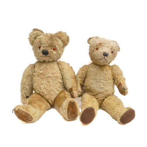 TWO EARLY ENGLISH TEDDY BEARS (2)
