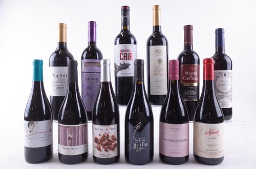 TWELVE BOTTLES SPANISH RED WINE