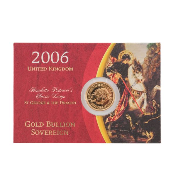 A UNITED KINGDOM GOLD BULLION SOVEREIGN