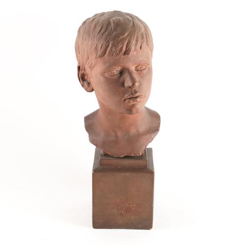 WALTER MARSDEN (BRITISH, 1883-1969): A HEAD OF A YOUNG BOY