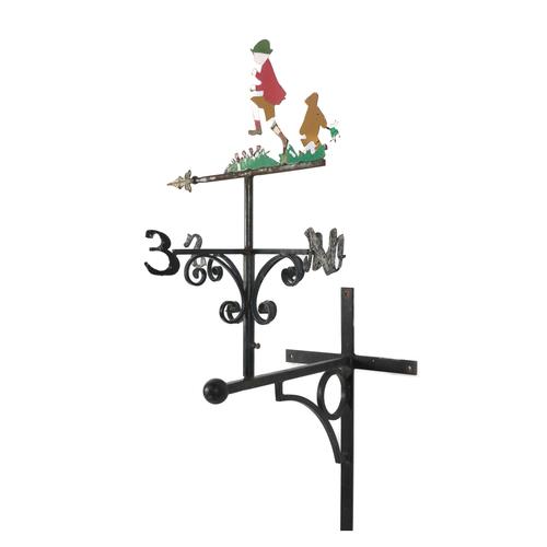 A WROUGHT IRON ‘WINNIE THE POOH’ WEATHERVANE