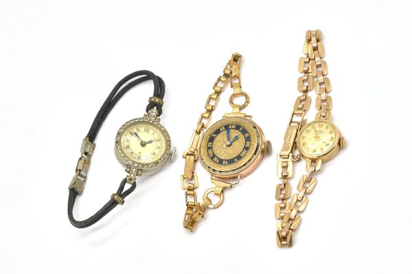 THREE LADY'S WRISTWATCHES (3)